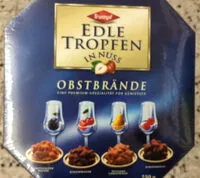 Mängden socker i Edle Tropfen in Nuss Obstbrände