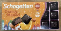 Mängden socker i Schogetten Orange Mandel