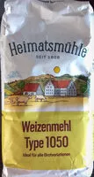 Mängden socker i Weizenmehl T 1050