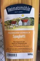 Mängden socker i Hausmacher-Eiernudeln Spaghetti