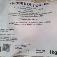 Mängden socker i Cuisses de poulet congelés