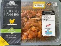 Mängden socker i Geschnetzeltes aus Hähnschenkeulenfleisch