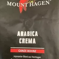 Mängden socker i Arabischer Crema ganze Bohnen