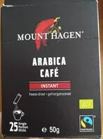 Mängden socker i Instant Arabica Café