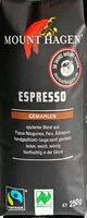Mängden socker i Espresso