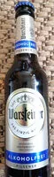 Mängden socker i Warsteiner alcoholfrei Pilsener