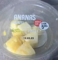 Mängden socker i Ananas Würfel