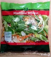 Mängden socker i Mischsalat Rohkost