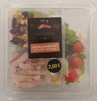 Mängden socker i Salatbox Hähnchenbrust mit Senf-Dressing