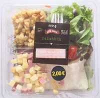 Mängden socker i Meal Quick Salatbox Käse-Schinken mit Joghurt-Dressing