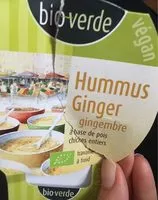 Mängden socker i Houmous Pois Chiche Gingembre