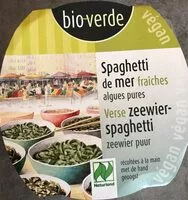 Mängden socker i Spaghetti de mer fraiches algues pure