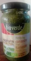 Mängden socker i Bio verde Frisches Koriander pesto
