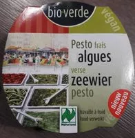 Mängden socker i Pesto frais algues