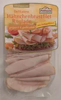 Mängden socker i Delikatess Hähnchenbrustfilet Roulade, gegart & gebraten