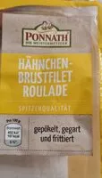 Mängden socker i Hähnchen-Brustfilet Roulade