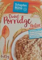 Mängden socker i Dinkel Porridge Natur