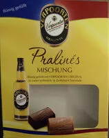 Mängden socker i Pralines Mischung