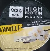 Mängden socker i High Protein Pudding