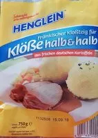 Mängden socker i Klöße halb & halb