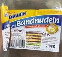Mängden socker i Frische Bandnudeln