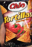 Mängden socker i Tortilla Chips Wild Paprika