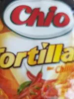 Mängden socker i Chio Tortillas Hot Chilli