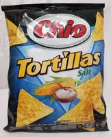 Mängden socker i Chio Tortillas Salt