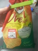 Mängden socker i Chio Oven Chips Sour Cream