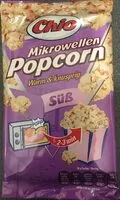 Mängden socker i Mikrowellen Popcorn Süß