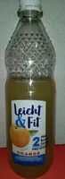 Mängden socker i Leicht & Fit, Orange Diätgetränke