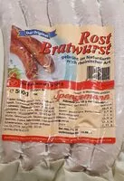 Mängden socker i Rost Bratwurst