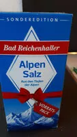 Mängden socker i Alpen Salz