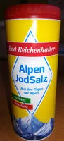 Mängden socker i Alpen Jodsalz