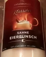 Mängden socker i Sahne Eierpunsch
