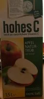 Mängden socker i Hohes C Apfel-acerola Naturtrüb