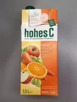 Mängden socker i Hohes C Frühstückssaft, Orange Karotte