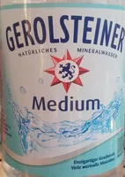 Mildly carbonated natural mineral water