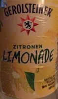 Mängden socker i Limo Zitrone