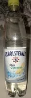 Mängden socker i Gerolsteiner plus Zitrone
