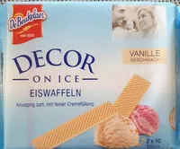 Mängden socker i eiswaffel
