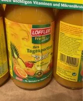 Mängden socker i Löffler Frucht aktiv Saft