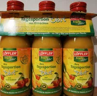 Mängden socker i Ihre Tagesportion Obst