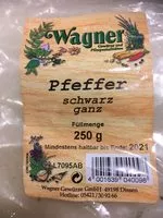 Mängden socker i Pfeffer Schwarz ganz