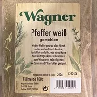 Mängden socker i Pfeffer weiß, gemahlen