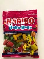 Mängden socker i Haribo Balla-balla