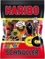 Mängden socker i Haribo Crazy Schnuller