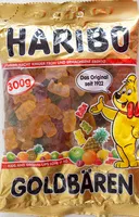 Mängden socker i Haribo Goldbären