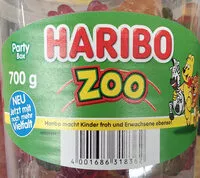 Mängden socker i Haribo Zoo