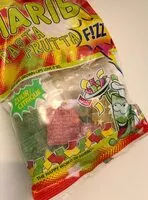 Mängden socker i Bonbons Haribo Pasta Frutta 200 g